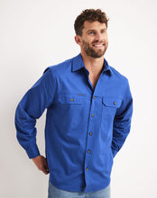 Load image into Gallery viewer, RB Sellars Men's Burton Full Btn L/S Light Wt - Royal
