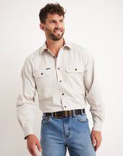 Load image into Gallery viewer, RB Sellars Men's Burton Full Btn L/S Light Wt - Stone
