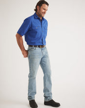 Load image into Gallery viewer, RB Sellars Men's Burton Full Btn S/S Light Wt. - Royal
