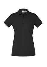 Load image into Gallery viewer, Biz Collection Women&#39;s City Polo - Black - Polos
