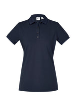 Load image into Gallery viewer, Biz Collection Women&#39;s City Polo - Navy - Polos
