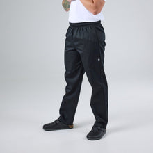 Load image into Gallery viewer, Chef Works Unisex Essential Baggy Chef Pants - Black
