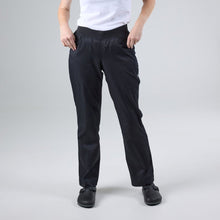 Load image into Gallery viewer, Chef Works Women's Lightweight Slim Chef Pants - Black
