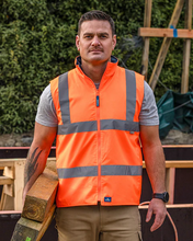 Load image into Gallery viewer, Rainbird Men's Reversible Utility Vest - Orange
