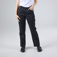 Load image into Gallery viewer, Chef Works Women's Lightweight Slim Chef Pants - Black
