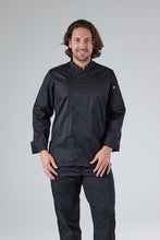 Load image into Gallery viewer, Chef Works Unisex Hartford Chef Coat - Black
