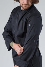 Load image into Gallery viewer, Chef Works Unisex Hartford Chef Coat - Black

