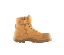 Load image into Gallery viewer, Steel Blue Men's Argyle Zip Scuff Composite - Wheat
