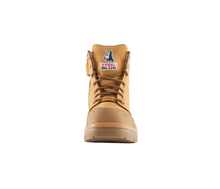 Load image into Gallery viewer, Steel Blue Men's Argyle Zip Scuff Composite - Wheat
