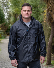 Load image into Gallery viewer, Rainbird Men's Stowaway Jacket - Black
