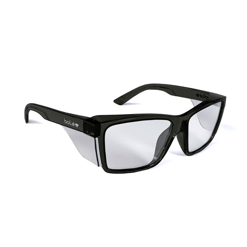 Bolle Men's Stks 420 Safety Glasses - Graphite/Clear - 