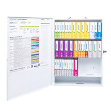 Load image into Gallery viewer, Fast Aid Misc First Aid Kit, Easyrefill, Metal Wall Mount - White
