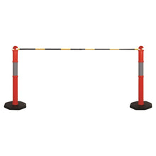 Load image into Gallery viewer, Pro Choice Traffic Cone Extension Bar 135Cm - 210Cm - Black/White
