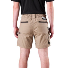 Load image into Gallery viewer, FXD Men&#39;s Ws-7 Elastic Waisted Utility Short - KHAKI
