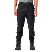 Load image into Gallery viewer, FXD Men's Wp-12 Cuffed Elastic Waisted Stretch Ripstop Pants - Black
