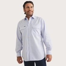 Load image into Gallery viewer, RB Sellars Men's Harvester L/S Shirt - Cullam - Blue Cullam
