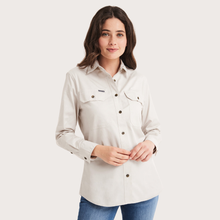 Load image into Gallery viewer, RB Sellars Women's Sandy Full Btn L/S Workshirt - Stone
