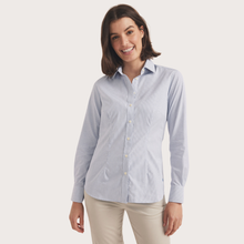 Load image into Gallery viewer, RB Sellars Women's Pearl L/S Shirt - Eyres - Blue Eyres
