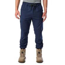 Load image into Gallery viewer, FXD Men's Wp-12 Cuffed Elastic Waisted Stretch Ripstop Pants - Navy
