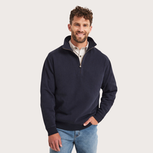 Load image into Gallery viewer, RB Sellars Men's Trentham 1/2 Zip Jumper - Classic Navy

