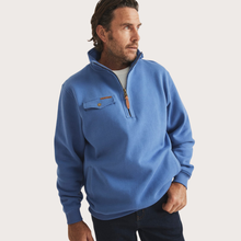 Load image into Gallery viewer, RB Sellars Men's Laidlaw Mid Weight Jumper - Ocean Blue
