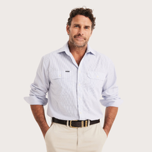 Load image into Gallery viewer, RB Sellars Men's Harvester L/S Shirt - Eyres - Blue Eyres
