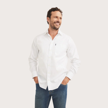 Load image into Gallery viewer, RB Sellars Men's Hillston L/S Shirt - Oxford - White Oxford
