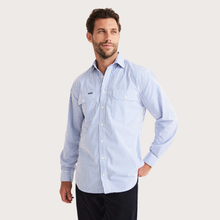 Load image into Gallery viewer, RB Sellars Men's Harvester L/S Kensington Shirt - Blue Kensington
