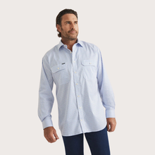 Load image into Gallery viewer, RB Sellars Men's Harvester L/S Shirt - Charlton - Blue Charlton
