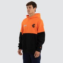 Load image into Gallery viewer, NXP Men's Carlton Block Hoodie - Orange Black
