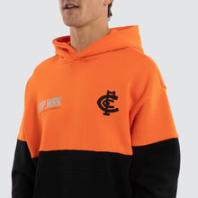 Load image into Gallery viewer, NXP Men's Carlton Block Hoodie - Orange Black

