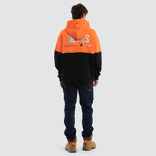 Load image into Gallery viewer, NXP Men's Carlton Block Hoodie - Orange Black
