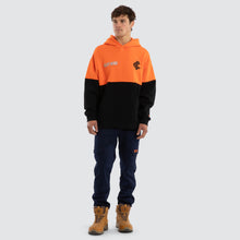 Load image into Gallery viewer, NXP Men's Carlton Block Hoodie - Orange Black
