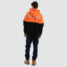 Load image into Gallery viewer, NXP Men's Collingwood Block Hoodie - Orange Black
