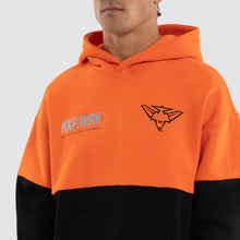 Load image into Gallery viewer, NXP Men's Essendon Block Hoodie - Orange Black
