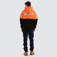 Load image into Gallery viewer, NXP Men's Essendon Block Hoodie - Orange Black
