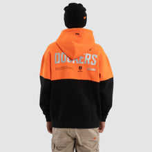 Load image into Gallery viewer, NXP Men's Fremantle Block Hoodie - Orange Black
