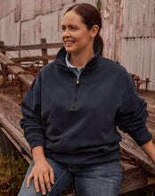 Load image into Gallery viewer, RB Sellars Women's Kate 1/2 Zip Jumper - Classic Navy
