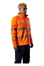 Load image into Gallery viewer, FXD Men&#39;s WO-3T Softshell Taped Jacket - Orange/Navy - Jackets
