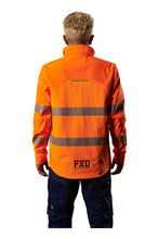 Load image into Gallery viewer, FXD Men&#39;s WO-3T Softshell Taped Jacket - Orange/Navy - Jackets
