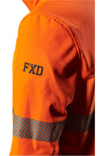 Load image into Gallery viewer, FXD Men&#39;s WO-3T Softshell Taped Jacket - Orange/Navy - Jackets
