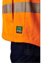 Load image into Gallery viewer, FXD Men&#39;s WO-3T Softshell Taped Jacket - Orange/Navy - Jackets
