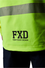 Load image into Gallery viewer, FXD Men&#39;s WO-3T Softshell Taped Jacket - Yellow/Navy - Jackets
