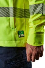 Load image into Gallery viewer, FXD Men&#39;s WO-3T Softshell Taped Jacket - Yellow/Navy - Jackets
