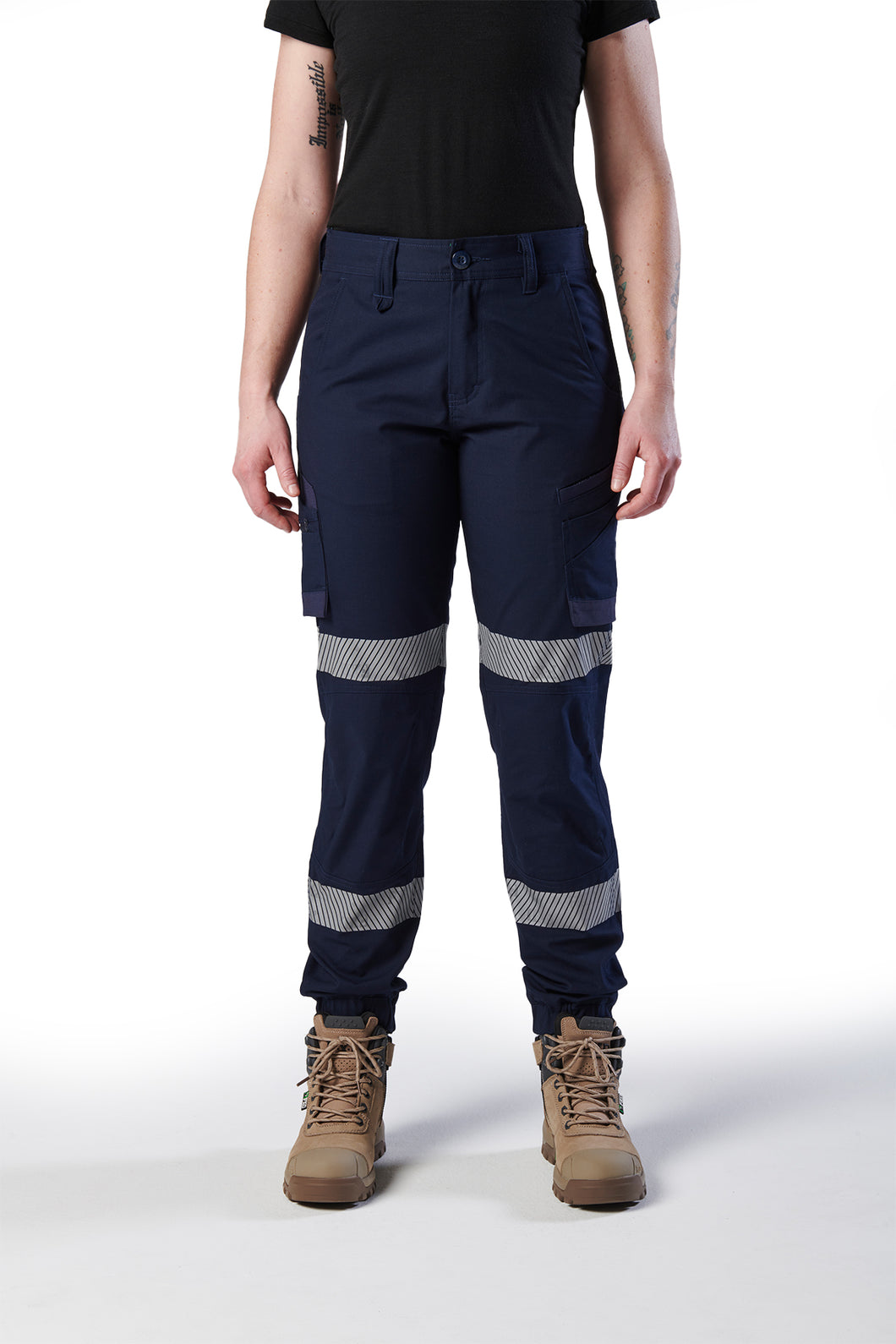 FXD Women's WP-8WT Taped Cuff Pant - Navy - Pants