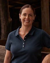 Load image into Gallery viewer, RB Sellars Women's Gill Basic Stretch Polo - RB Navy
