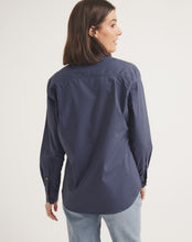 Load image into Gallery viewer, RB Sellars Women's Springfield Half Btn L/S Shirt - Washed Navy
