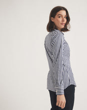 Load image into Gallery viewer, RB Sellars Women's Pearl L/S Shirt - Goolwa - Navy Gingham
