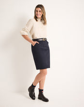 Load image into Gallery viewer, RB Sellars Women's Chino Skirt - Navy
