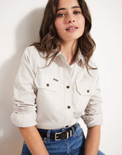 Load image into Gallery viewer, RB Sellars Women's Sandy Full Btn L/S Workshirt - Stone
